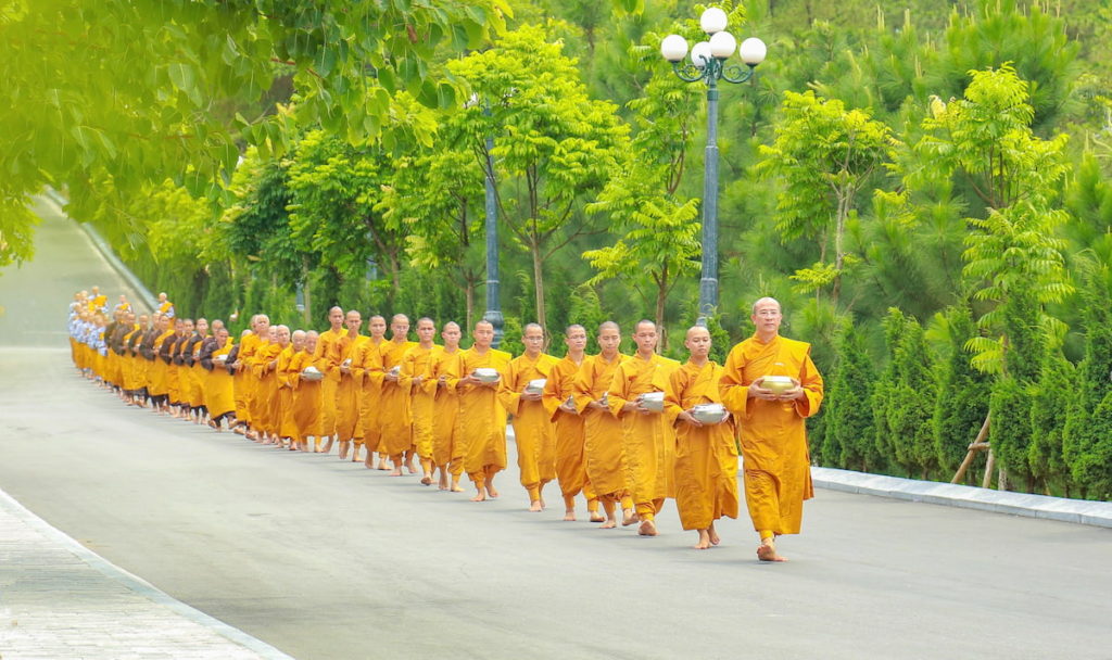 Asian monks