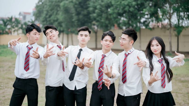 ベトナムの高校生たち