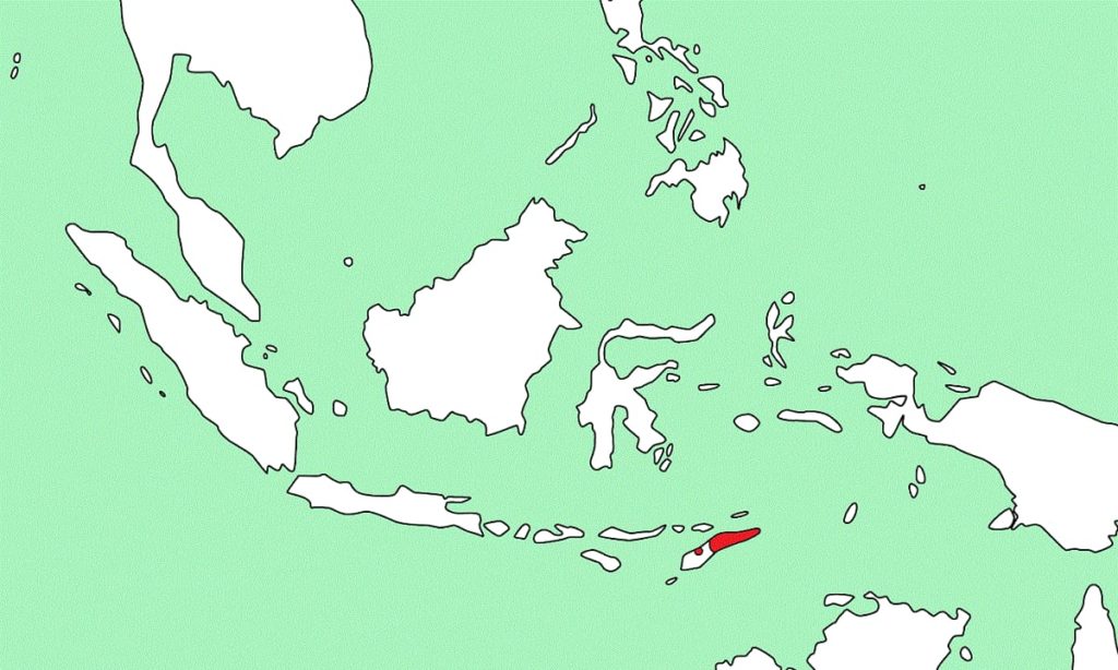 東ティモール地図