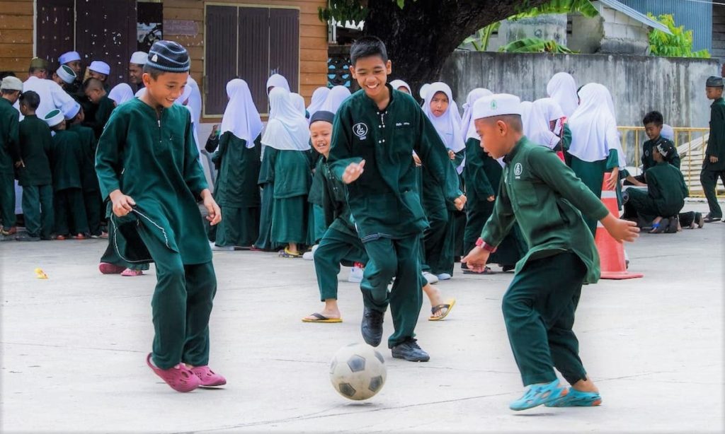 タイ南部の子供達