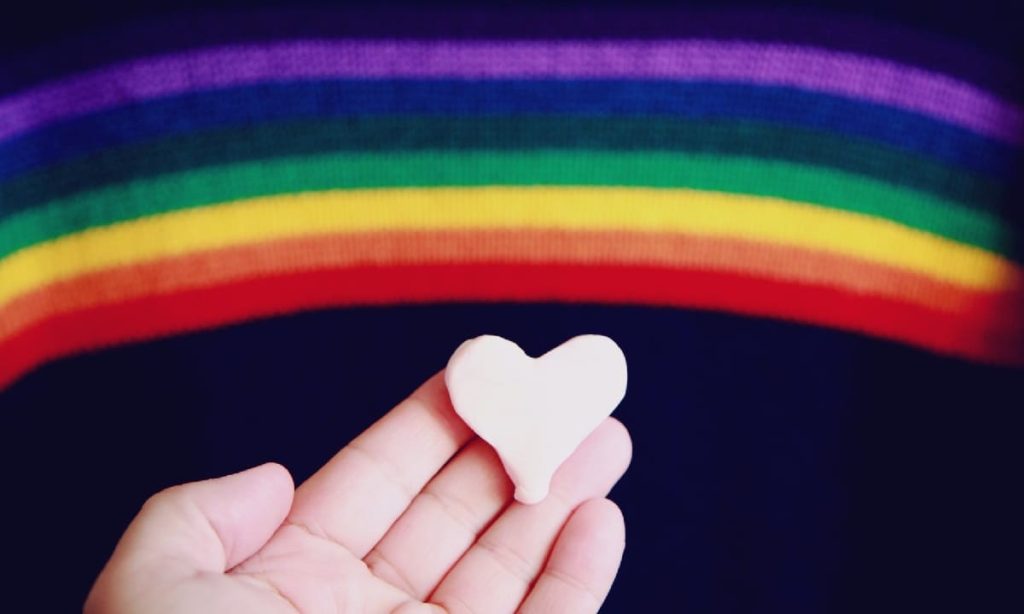 heart & rainbow