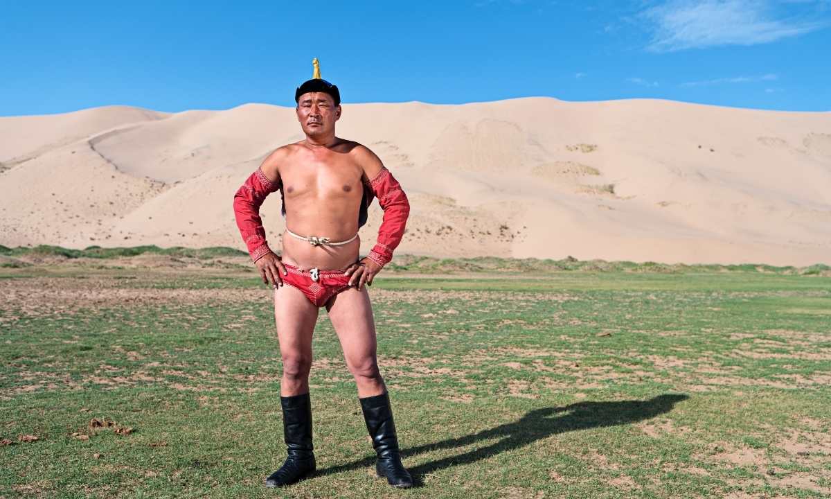Mongol Sumo wresling
