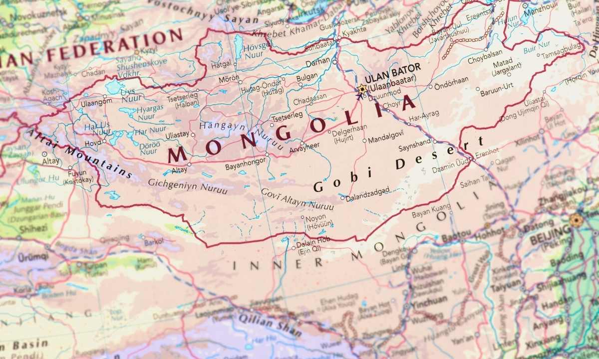 map of mongolia & inner mongolia