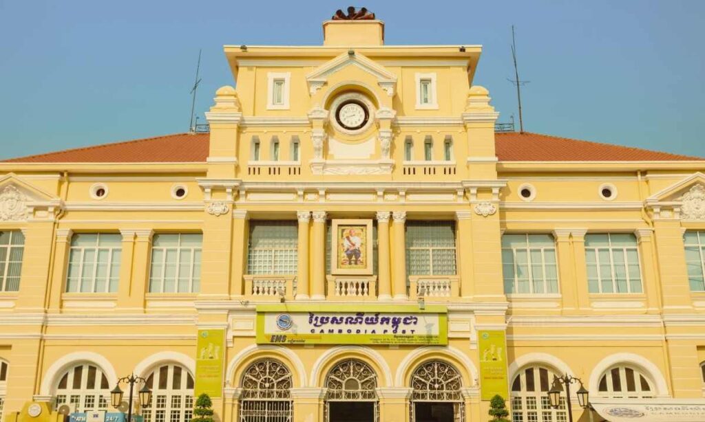 colonial building in Phnom Penh