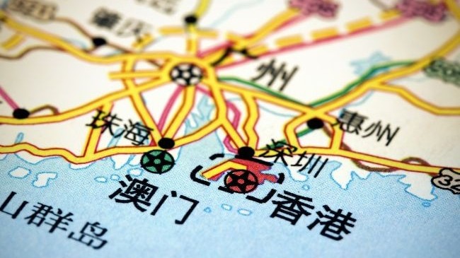 map of hongkong & macau