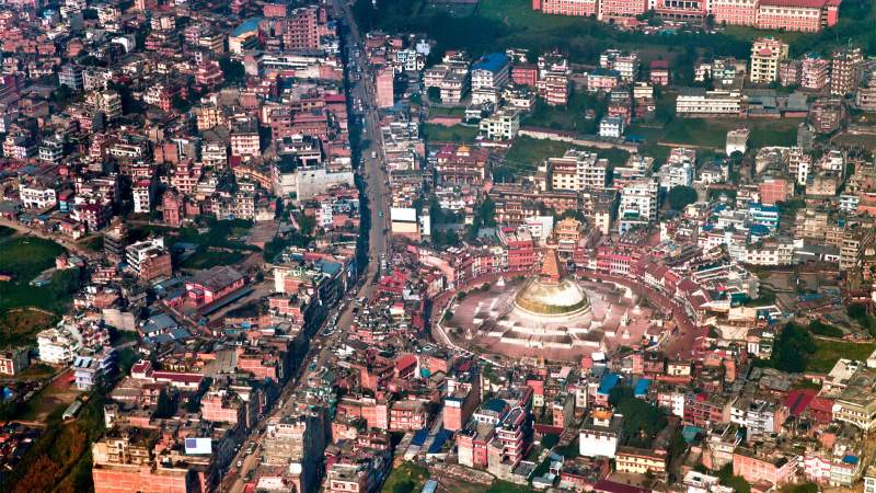 カトマンズ市街地