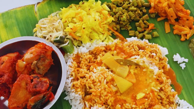 バナナリーフカレー